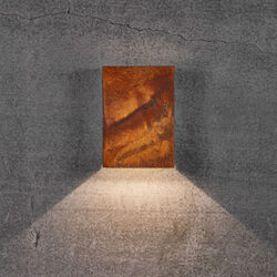 Nordlux udendørs væglampe, Fold 15 i corten