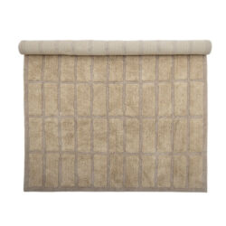 Gulvtæppe stue, Any i natur bomuld, 210x150, Bloomingville